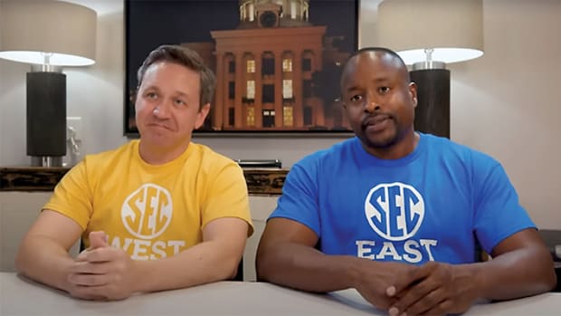 SEC Divisions find out their fate as the Oklahoma Sooners, Texas Longhorns join the league in this SEC Shorts video.